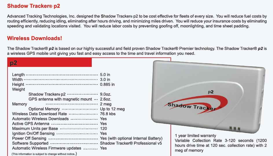 Shadow Tracker p2