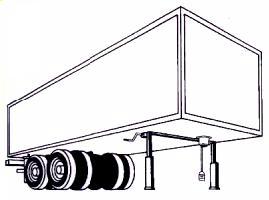 King Pin Lock on a trailer